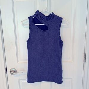 Women’s Blue Buttercup Shirt.  Cut out Size Small